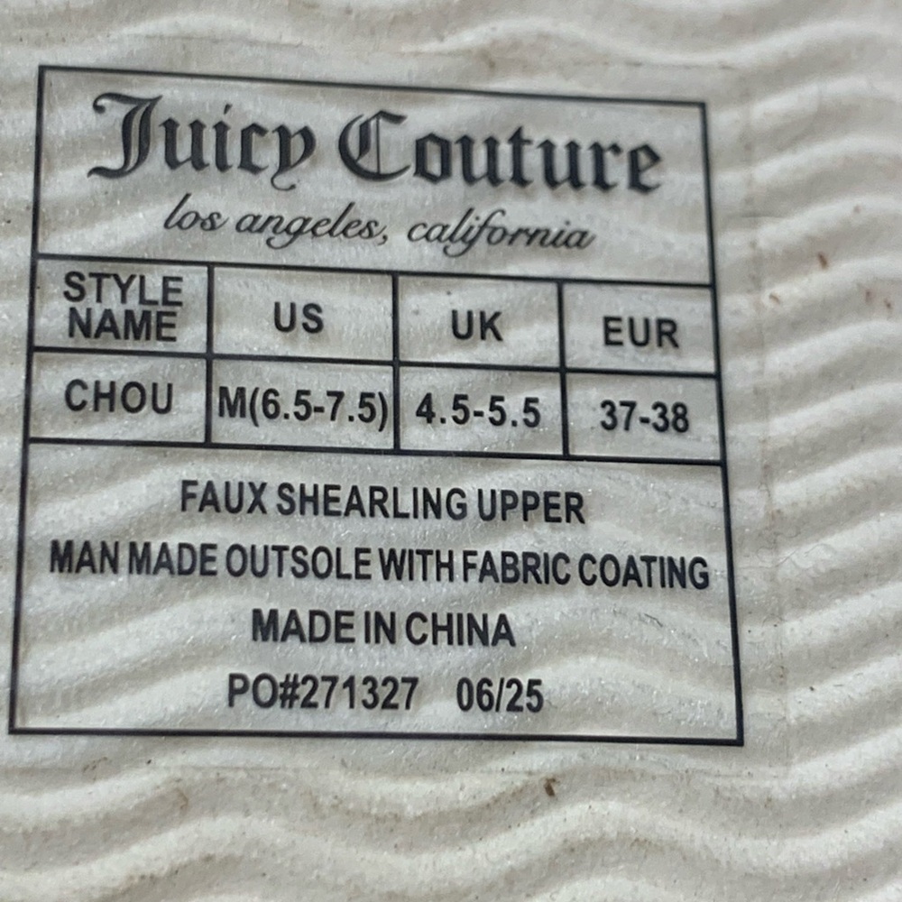 Juicy Couture Slippers - Picture 8 of 8
